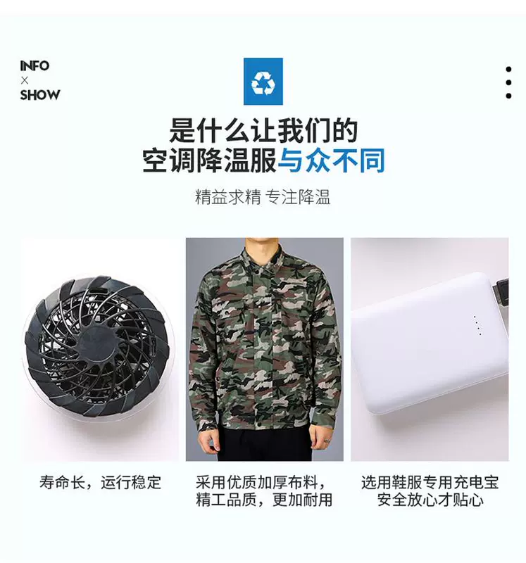 quần áo bảo hộ thợ hàn Làm mát mùa hè quần áo điều hòa có quạt công nhân xây dựng sạc điện lạnh thợ hàn phần mỏng áo bảo hộ đồng phục bảo hộ lao động