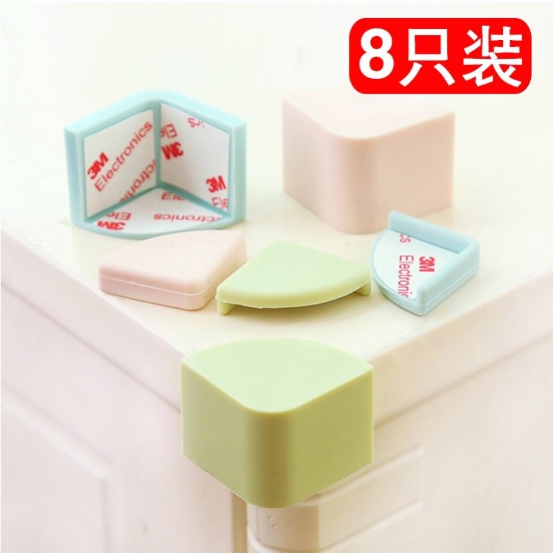 Table Range Hood Tabletop Corner Overall Cabinet Right Angle Ultra Slim Corner Guard Cartoon Wrap Corner Wrapping silicone Decorative Rubber