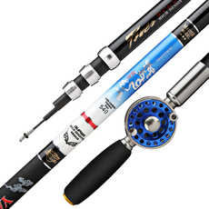 Передает полюсе 游钓百川中通鱼竿内走线一杆多用钓鱼竿手竿超轻超硬三定位中通竿