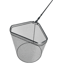 Fishing King Super Hard Aluminum Alloy New Big Object Copy Net Pocket Folding Telescopic Rod Thickened Fishing Net Fishing Gear Super Net