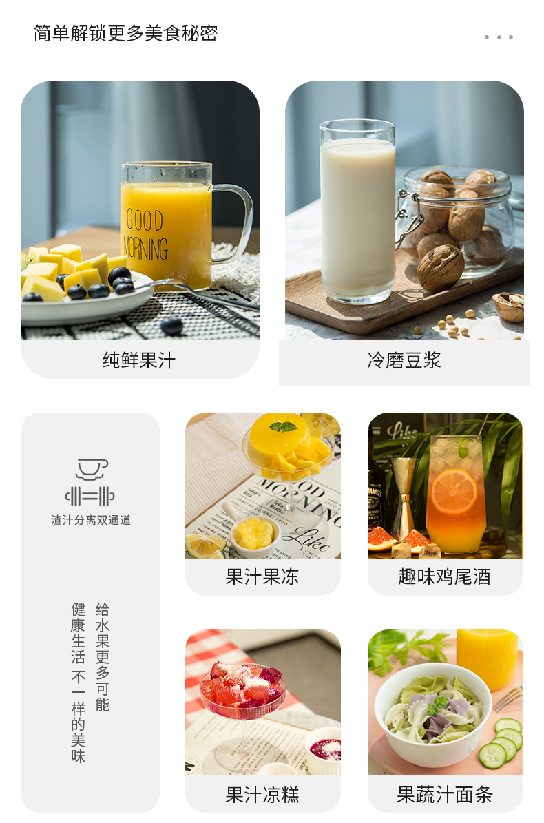 山本 全自动大口径原汁机 慢速榨汁机 90%出汁率 图2