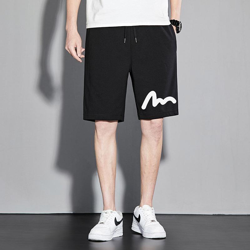 Новинка 2025 года, летние шорты, мужские брендовые свободные повседневные американские спортивные шорты с пятью точками для мальчиков, серые баскетбольные брюки