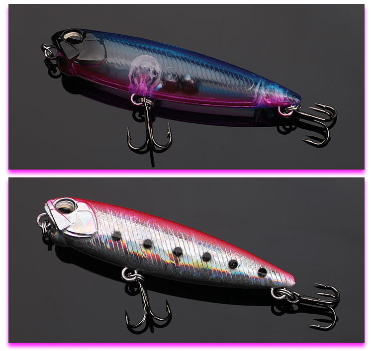 Shallow Diving Minnow Lures Hard Plastic Baits Bass Trout Fresh Water Fishing Lure