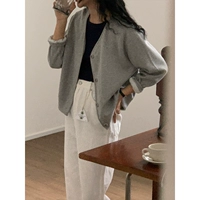Maronnie Shengtai мороженое Custom "Simple Leisure Bloger ins Wind" ~ Чистый V -neck Sweater Mardigan