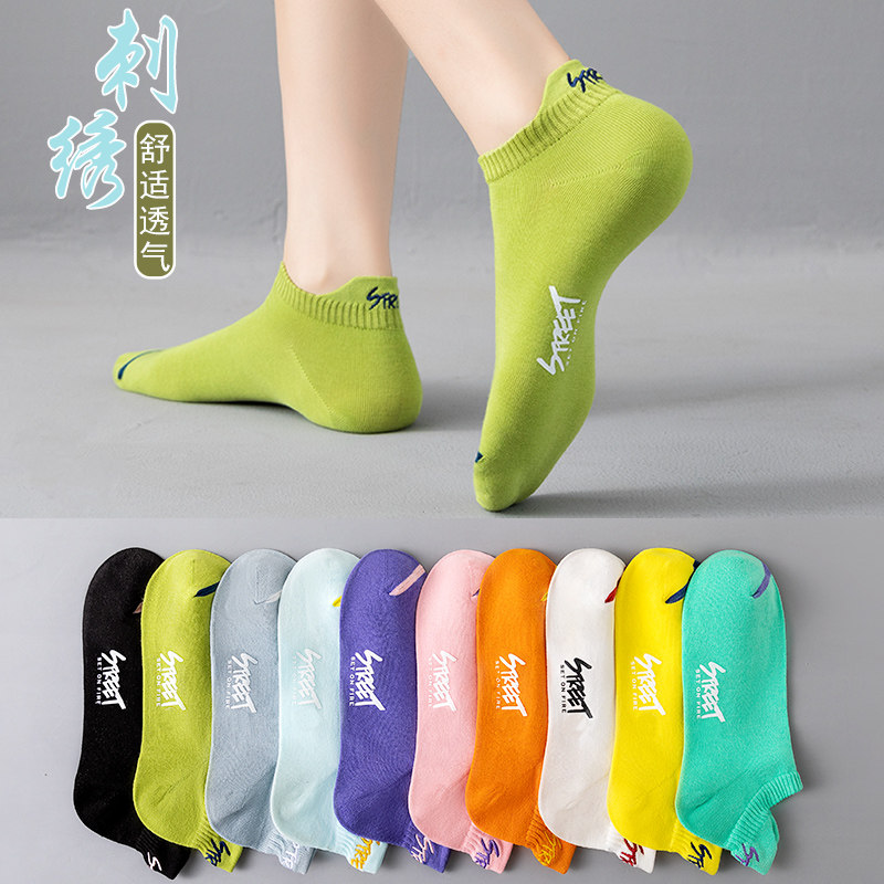 Li Ning Socks Lady Short Socks Thin stock Shallow Mouth Ship Socks Pure Cotton Low Help Mix Deodorant Japan Summer Sports Socks