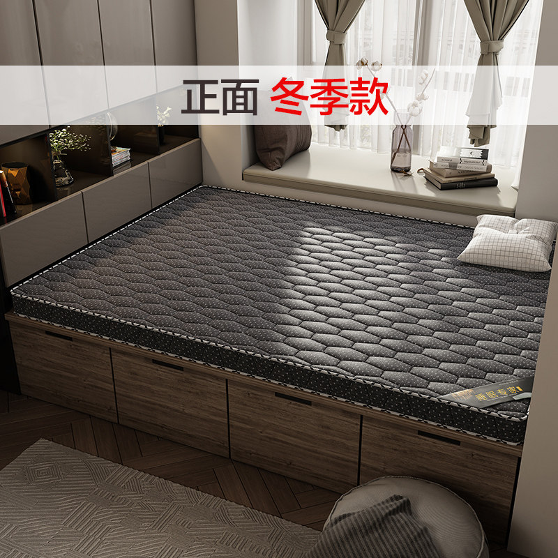 Slightly hard coconut palm mattress pad 1 5 meters 1 8 meters winter and summer dual-use thin double single elderly children's palm custom-made