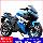Новый электрический спортивный автомобиль 72V electric motorcycle net celebrity little ninja R3 Horizon high-speed battery car big S V6 может быть лицензирован по лицензии mini 1