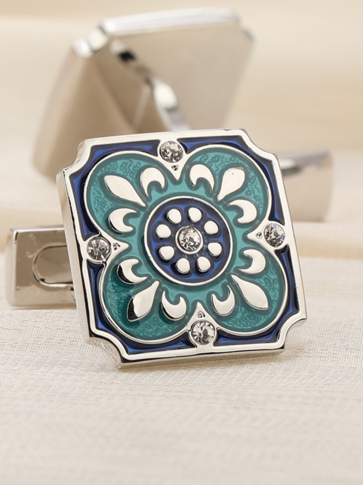 High-End French-Style Shirt Men's Cufflinks, Business Cuff Studs, Shirt Buttons, Cuff Buttons for Men and Women, Gift Box Set