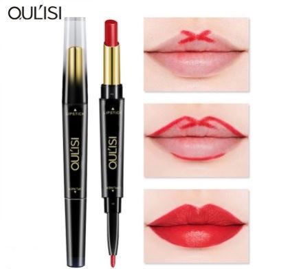 OULISI LADY SPECIAL Automatic Lip Line Pen Lipstick Red D15 Double Head Swivel Lip pen IKEA Uber
