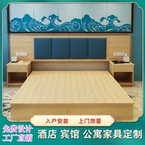 Hotel Furniture Mark Rooms Special Bed Special Bed Large Bed Custom Quick Apartments Double Bed Room Hotel Luggage Rack