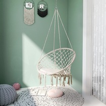Swing hanging basket outdoor leisure adult ins style cradle bed childrens cotton cradle indoor hanging chair hanging basket hammock