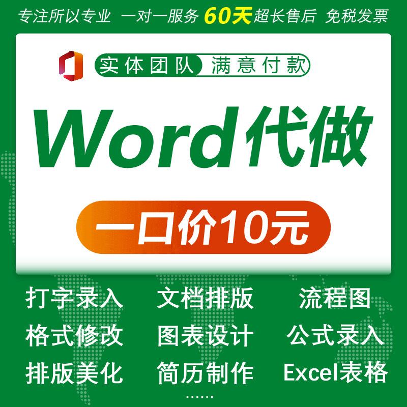 Изготовление бланков для набора текста в Word, изменение формата документов, услуги набора текста, ввод текста, преобразование и редактирование PDF Изображение 1