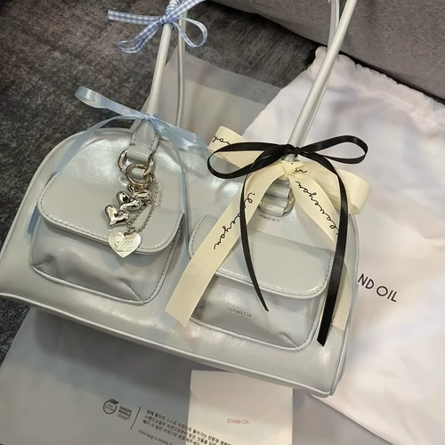 Белая сумка, подвеска, популярно в интернете, DIY