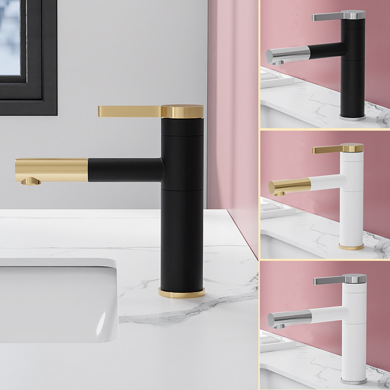 Ushiv tap swivel pull-out pull-out cold and hot water washbasin washbasin make-up room face basin tap