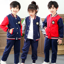 Kindergarten Garden clothes Spring and autumn Childrens school uniforms class clothes suit children 12 sixth-grade Inn wind three sets