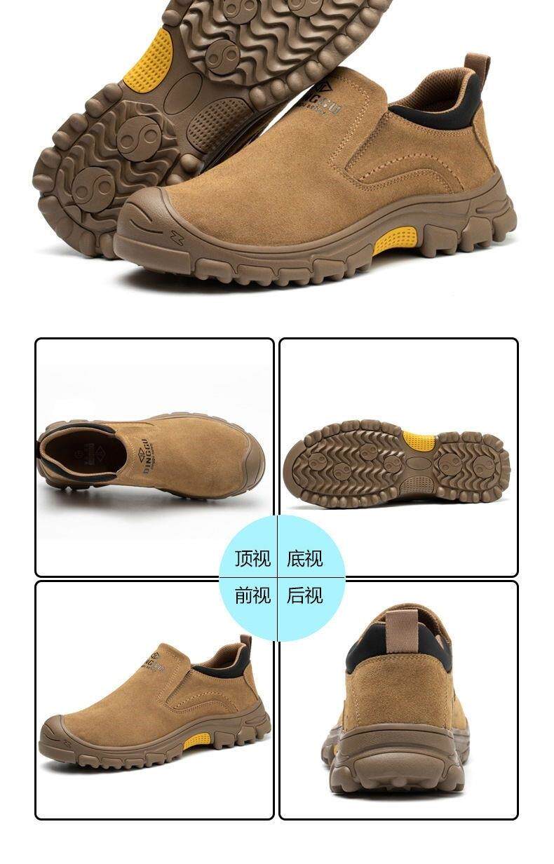 Защитная обувь 夏季电焊鞋轻便牛筋软底劳保鞋男女钢包头防砸防刺穿防烫焊工鞋 Other