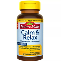 American direct mail Nature Made Calm Relax Calm decompression vegetarian capsule 60 capsules