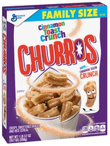 American General Mills Churros Cinnamon Toast Cinnamon Toast Breakfast Oatmeal 558g