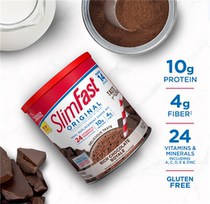 SlimFast Original Meal Replacement Shake Chocolate Vanilla Flavor 364g