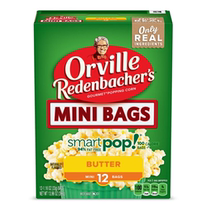 American Orville Redenbachers Smart Pop butter low card popcorn 12 pack