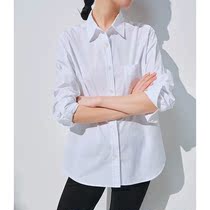 U14 WCS02287 high branch Egyptian long staple cotton temperament commuter long sleeve professional white shirt Women