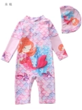 Купальник, детский милый лонгслив, осенние штаны для принцессы для плавания, коллекция 2023, защита от солнца