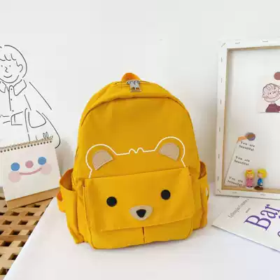Cartoon kindergarten schoolbag 0-3 years old 6 cute children's bag boy baby little backpack princess girl backpack tide