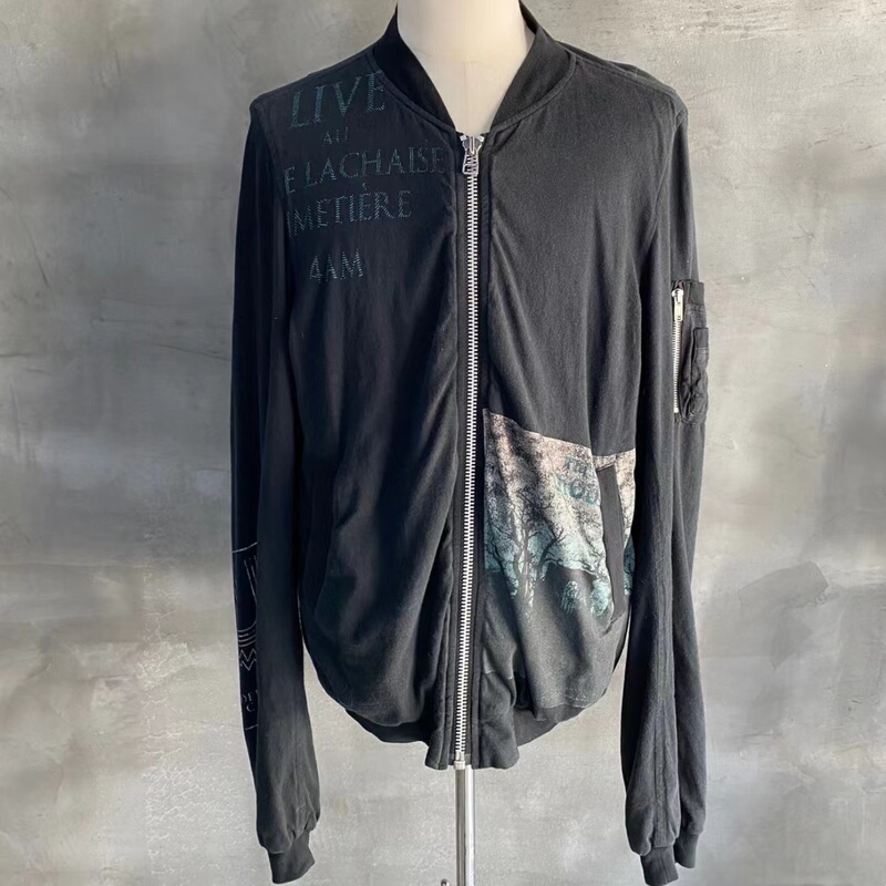 Undercover 2006Sst Period Disappearance Band Slogan Jacket Baseball Uniform Bomber Jacket