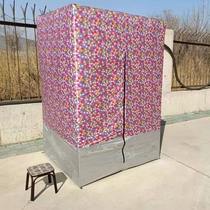 Square bathing rack cloth Rural outdoor simple bathing rack cloth warm and cold-proof tent does not include bathing rack