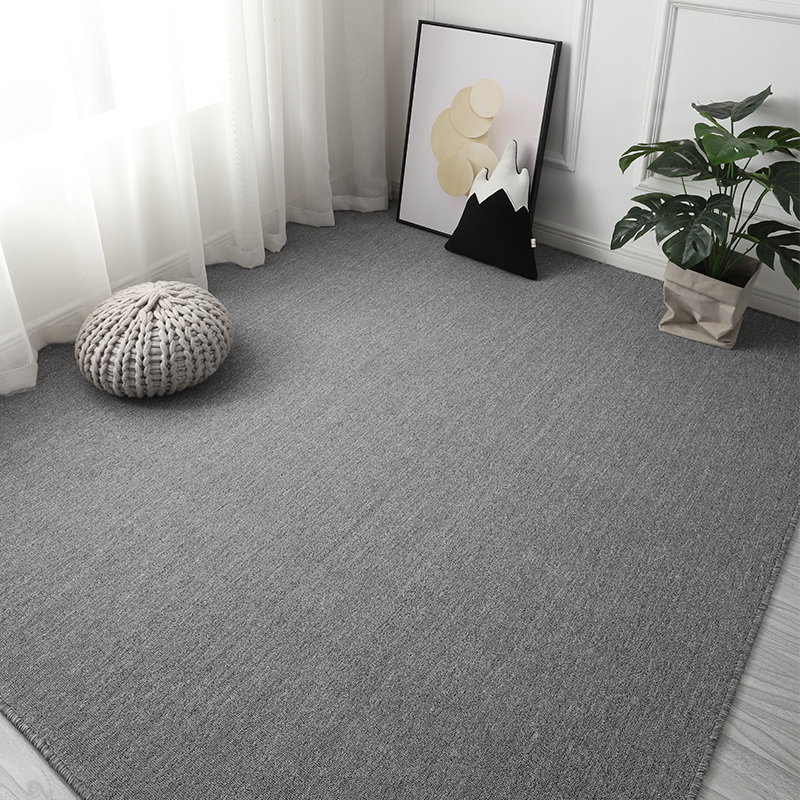 Minimalist office Carpet Carpet Finishing Cement Ground Grey Photo Background Blanket Straight-to-place cushion Commercial fire retardant