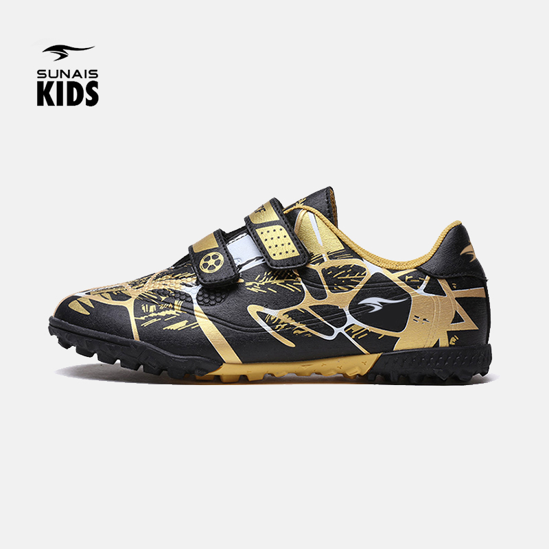 Schulelion Children's Football Shoes Men's Girls Magic Sticked Nail Sneakers boys Breathable Training Sports Shoes