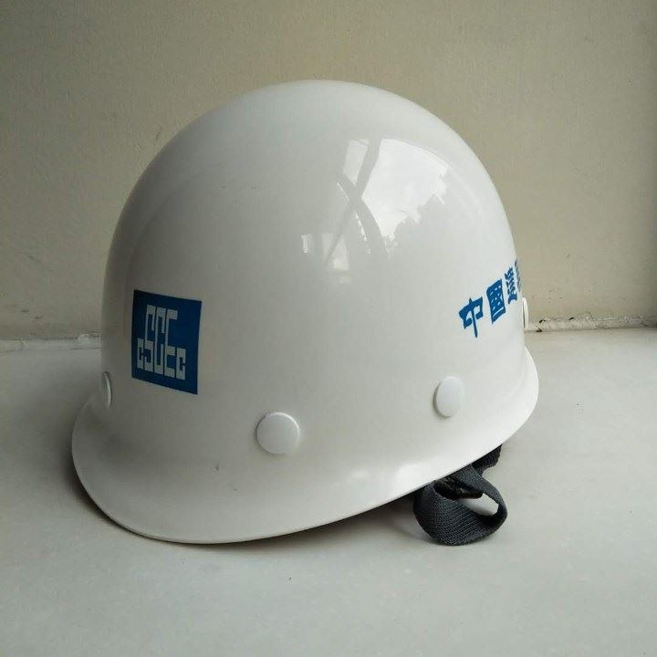 Construction Hat in China Construction National Label Site Worker Leadership Management Staff Hat Glass Fiber Safety Helmet
