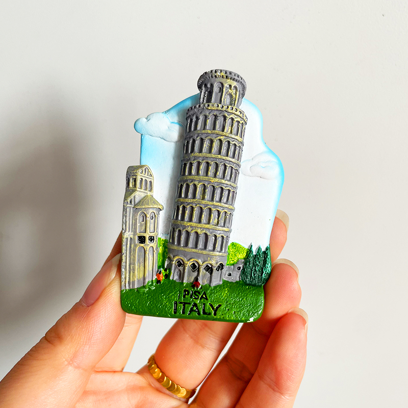 3D 3D Travel Of Refrigerator Sticker And Magnet Sticker Cities Around The World European Countries Tourism Souvenirs New Creative display picture 9