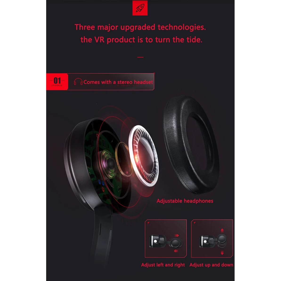 VR Shinecon-Virtual Reality Headset para Smartphone, Smart P