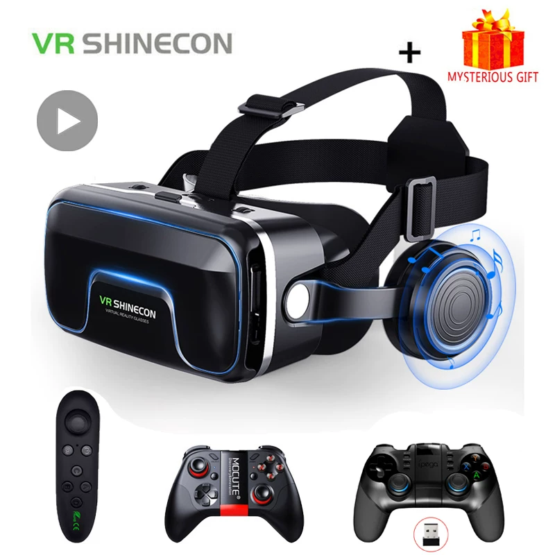 VR Shinecon-Virtual Reality Headset para Smartphone, Smart P