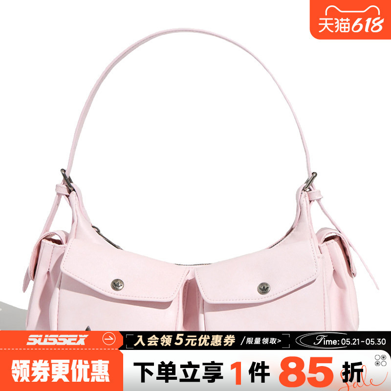 Adidas Trefoil Summer Women's Sports Casual Shoulder Bag Crossbody Bag Kw4749