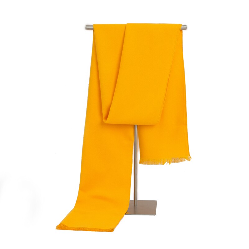 Yellow scarves custom LOGO Ping An fu printed word Qingming sacrificial ancestor worship Zong party may print the character scarf to be made