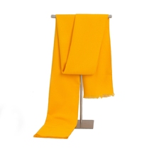 Yellow scarves custom LOGO Ping An fu printed word Qingming sacrificial ancestor worship Zong party may print the character scarf to be made