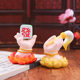 Wish Little Buddha Blind Box 2025 New Model Good Luck Exam Success Fortune National Trend Car Decoration Gift Figurine