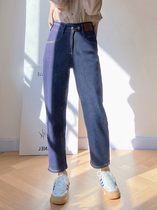 (Quiet shop) Garnapped thickened radish pants 150 small taller khalaen pants 2021 Winter shen pants