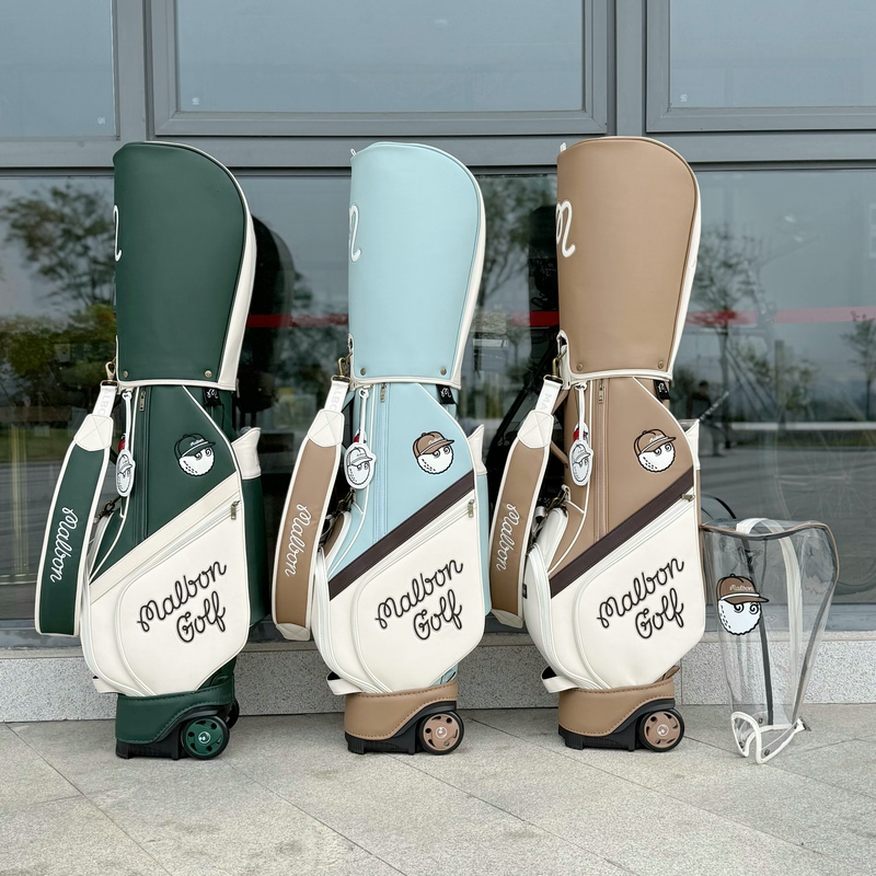 Malbon New Golf Bag Trolley Bag Korean Lightweight Fisherman Waterproof Wheeled Bag with Wheels Unisex Malbon New Golf Bag Trolley Bag Korean Lightweight Fisherman Waterproof Wheeled Bag with Wheels Unisex