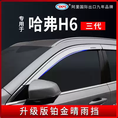 Applicable to 21 Haval h6 third generation rain eyebrow platinum rain cover car window windshield modified Harvard Special