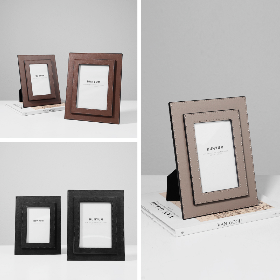 欧式皮革相框：时尚与怀旧的经典结合