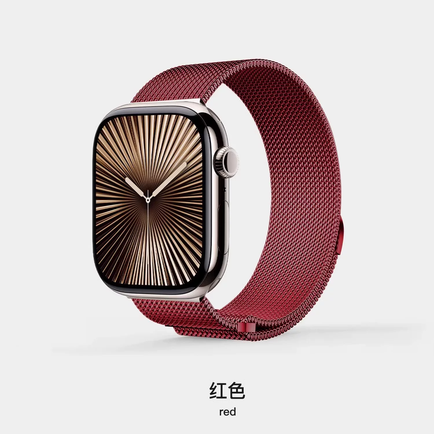 Подходящий ремешок для iwatch11, S9, Apple S10, часы S8, Миланский стиль, металлический, SE, умные часы
