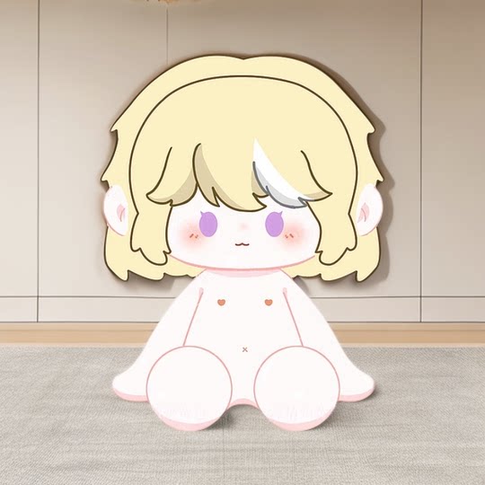 Mechanic 40cm Cotton Doll Cartoon Anime Fan-Made Doll Girly Gift Ichiban Kuji Gardener Puppeteer