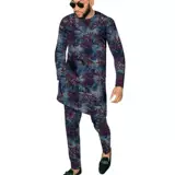 Мужские топы в нигерийском стиле+красочные брюки Proprint Africa