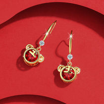 2022 Year of the Tiger Tiger Earrings Tiger New Year Theme Celebration Spring Festival New Years Eve earrings red earrings