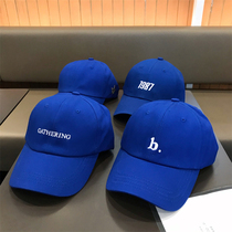 Klein blue hat ins tide new fashion autumn and winter 2021 net red blue cap children baseball cap