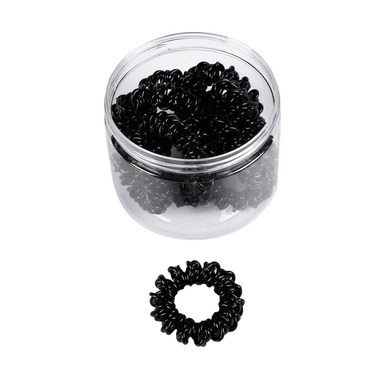 头绳女电话线发圈小号网红扎头发橡皮筋简约无痕皮套马尾发绳发饰