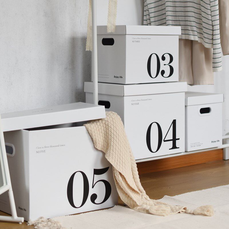 Carton box Fox box paper container box snack box snack gift box in wind white digital carton